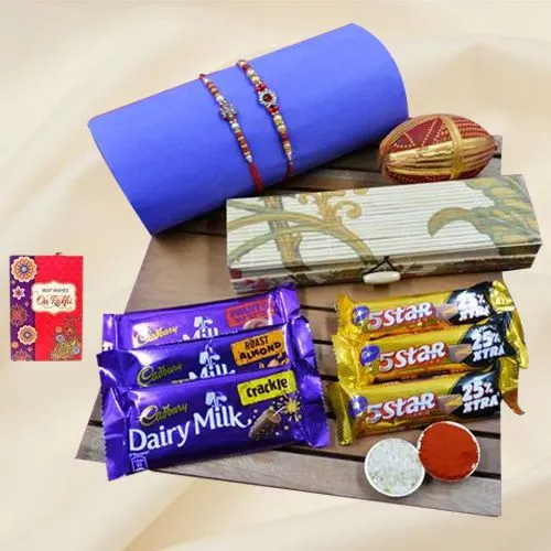 Deliver cadburys rakhi gift hamper to Pune Today, Free Shipping -  PuneOnlineFlorists