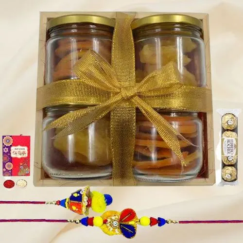 Fantastic Couple Rakhi Dried Fruits Soiree