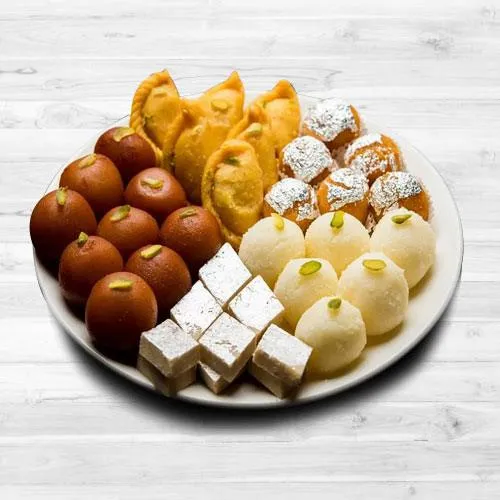 Mouth-Watering Assorted Sweets from Bhikaram