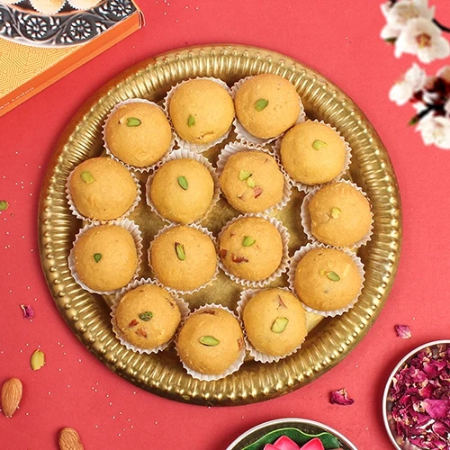 Kesar Special Dry Fruit Besan Ladoo by Kesar