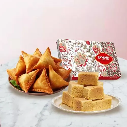 Mysore Pak  N  Samosa Duo