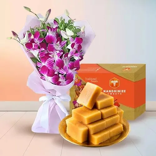 Orchid Elegance N Mysore Pak Treat