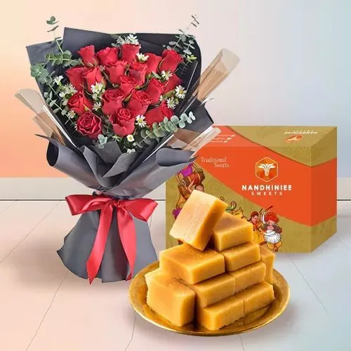 Radiant Roses  N  Mysore Pak Bliss