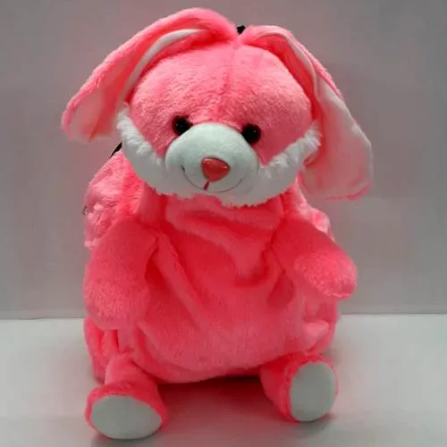 Classic Bunny Shaped Soft Toy School Bag for Kids