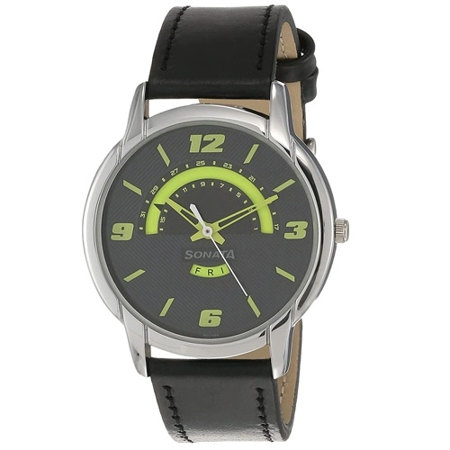 Remarkable Sonata RPM Analog Black Dial Mens Watch