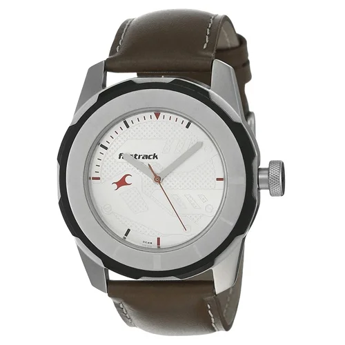 Classy Fastrack Economy 2013 Analog White Dial Mens Watch