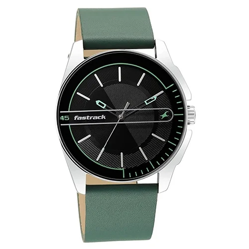 Fancy  Analog Black Dial Mens Watch