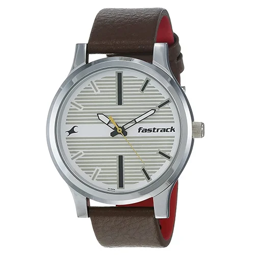 Elegant  Fundamentals Analog White Dial Gents Watch