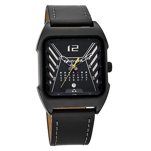 Wonderful Fastrack Analog Black Dial Gents Watch