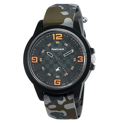 Outstanding  Trendies Analog Black Dial Mens Watch