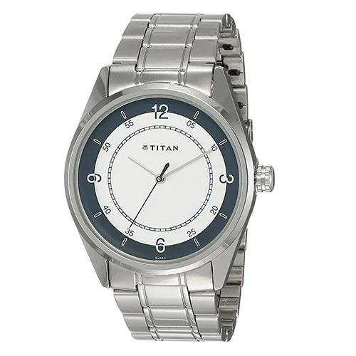 Stirring Titan Neo Analog White Dial Watch for Men