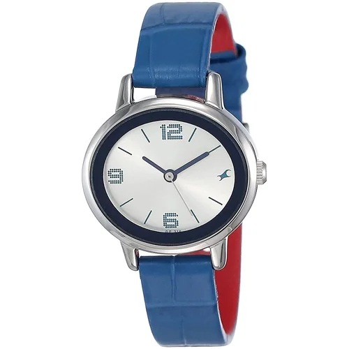 Trendy  Oval Silver Dial Watch for Ladies