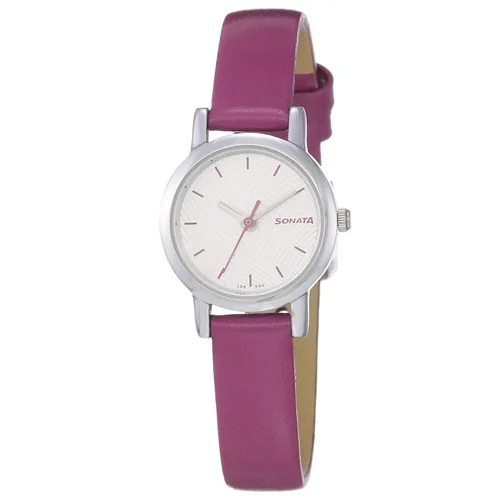 Charismatic Sonata Splash Analog White Dial Womens Watch