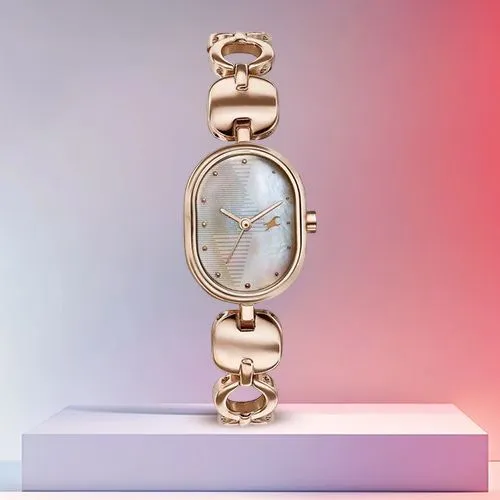 Fastrack Mother of Pearl Watch for Her