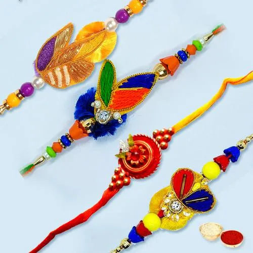 Premium Designed Zardozi Rakhi